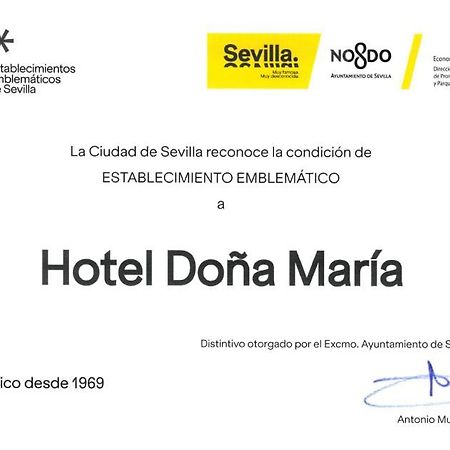 Hotel Doña María Sevilha Exterior foto